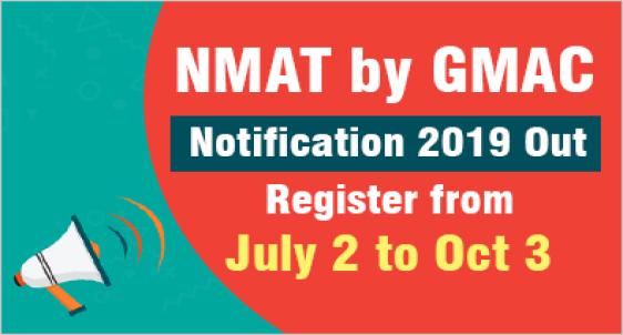 NMAT Notification 2019 Released