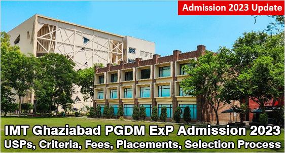 IMT Ghaziabad PGDM Executive Program Admission 2023