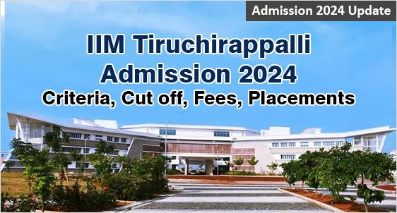 IIM Tiruchirappalli Admission 2024
