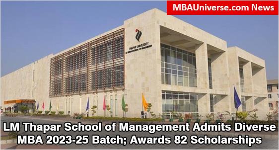 LM Thapar School of Management Admits Diverse MBA 2023-25 Batch
