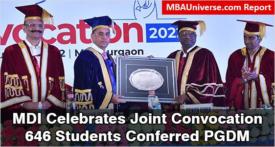 MDI Celebrates Joint Convocation 2022 