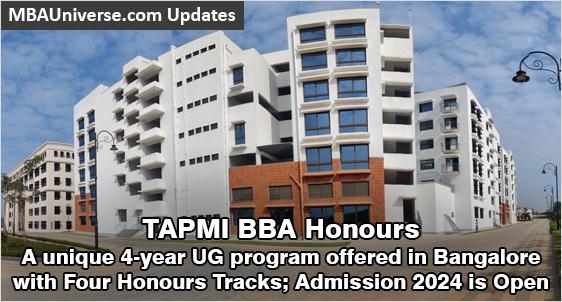 TAPMI Bengaluru BBA (Hons) Admission 2024